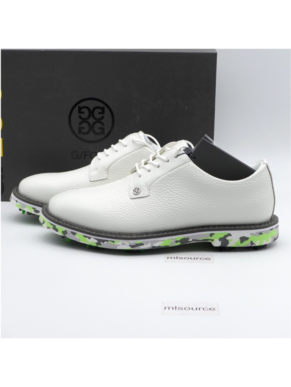 NEW G/FORE Gallivanter G/Lock Leather Shoes White/Camo